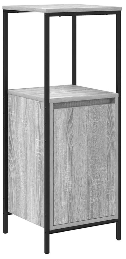 Conjunto de Móveis para a Casa de Banho 5 Peças vidaXL Cinza Sonoma em