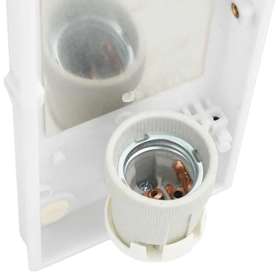 Luz de Parede Preto Aço Inoxidável IP44