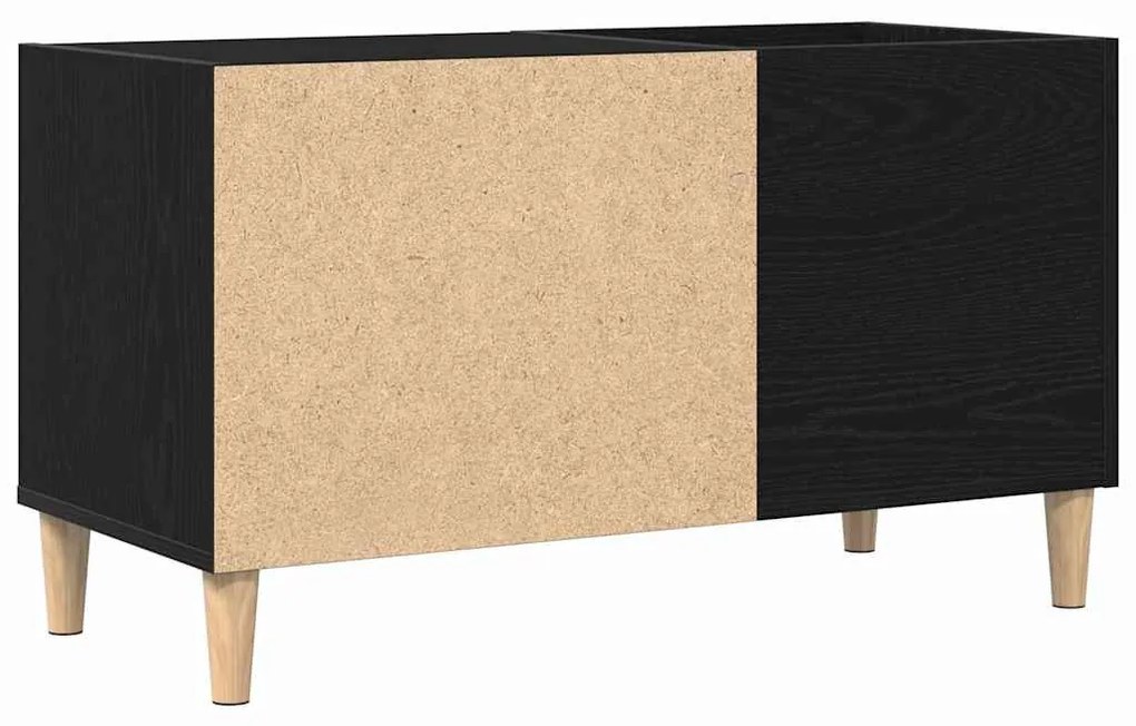 Armário de Registro vidaXL Carvalho Preto 84,5x38x48 cm Madeira de Eng
