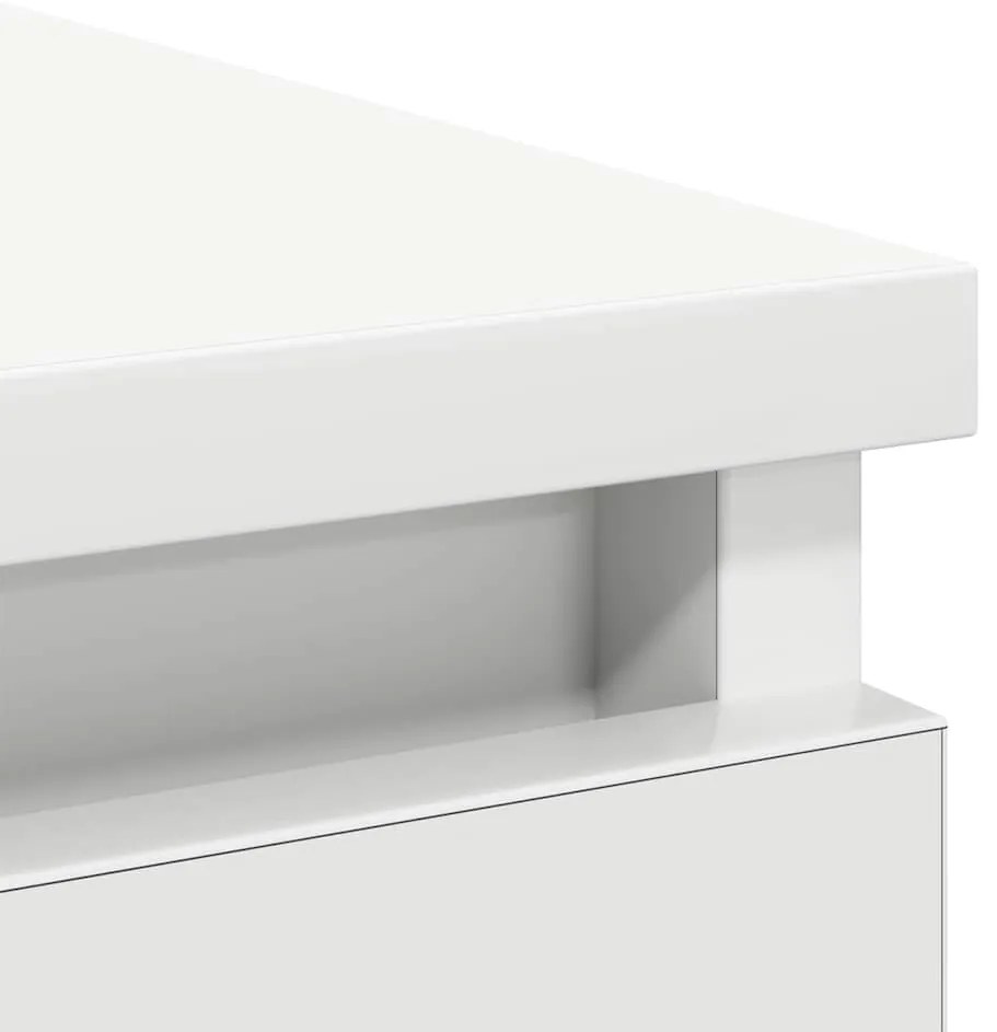 Aparador com gavetas 71x35x84 cm derivados de madeira branco