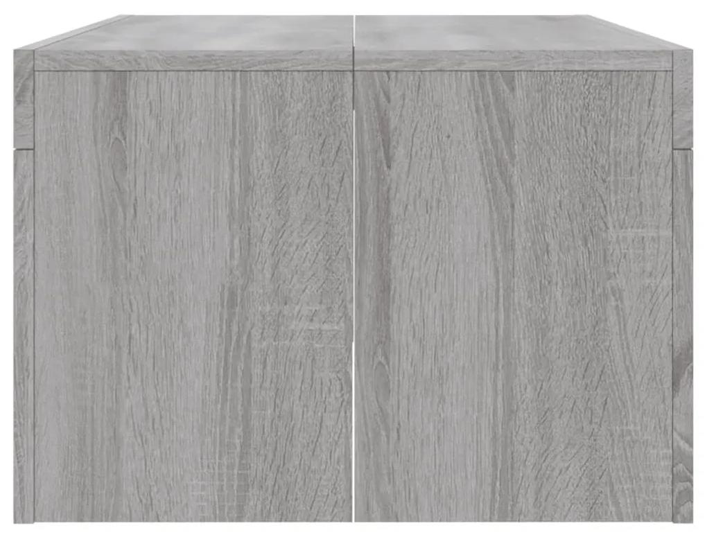 Mesa de centro 102x50x36cm derivados de madeira cinzento sonoma