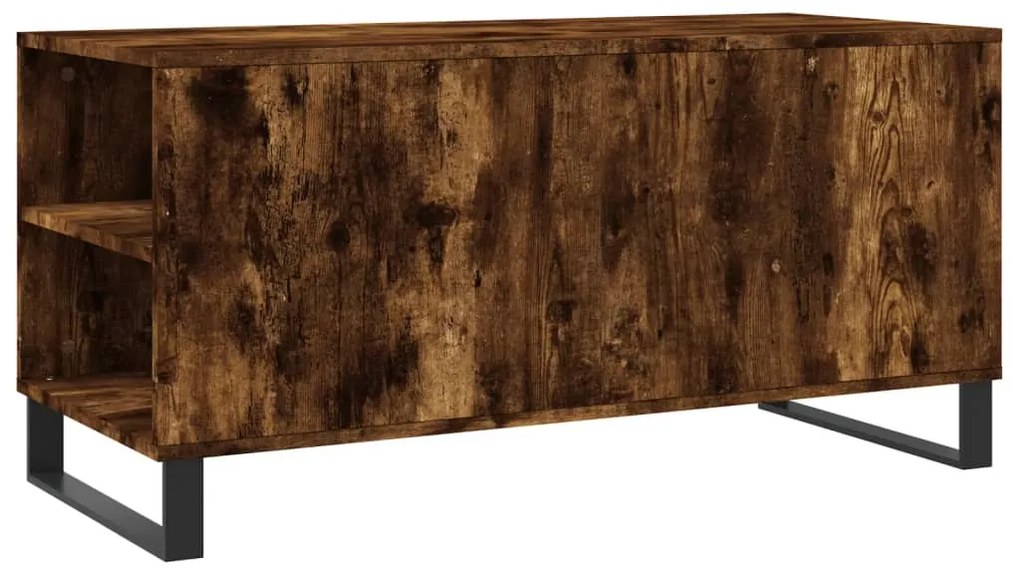 Mesa de centro derivados de madeira carvalho fumado