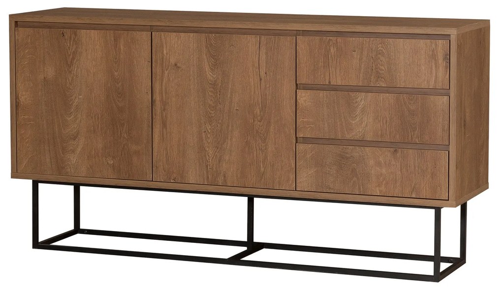 Console Ruba – Walnut Black – 140x72x36 cm
