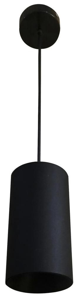 Candeeiro Tubular LED Suspenso 45º - ø 8 x 15 cm