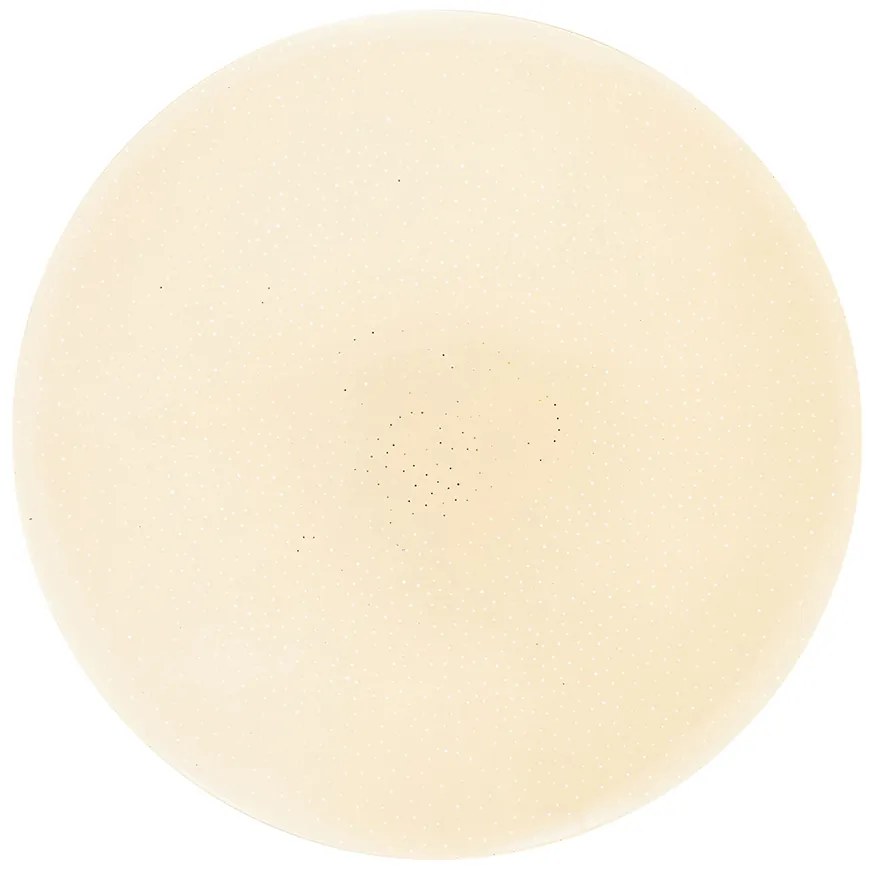 Candeeiro de teto inteligente branco 38 cm efeito estrela incl. LED com comando remoto - Extrema