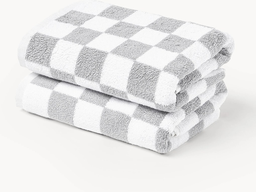 Westwing Crosby Studios, Toalha de algodão Damier, vários tamanhos