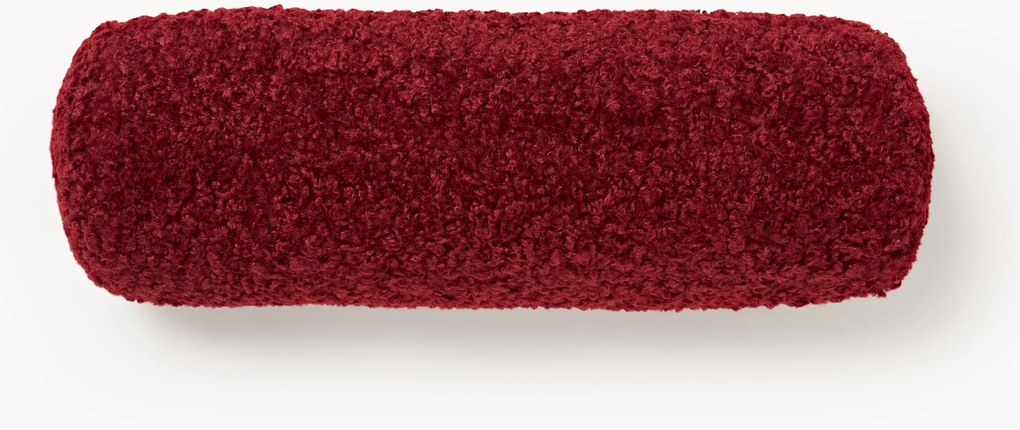 Almofada de rolo em teddy Dotty