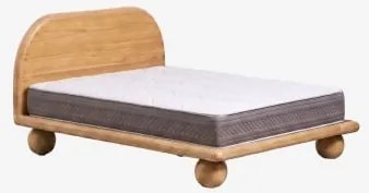Cama Em Madeira De Manga Bicheno Madeira De Manga & 160 X 200 Cm & 160 X 200 Cm - Ivanor - Sklum