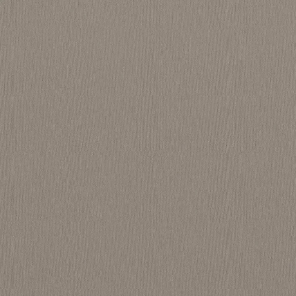 Tela de varanda 75x400 cm tecido Oxford cinzento-acastanhado