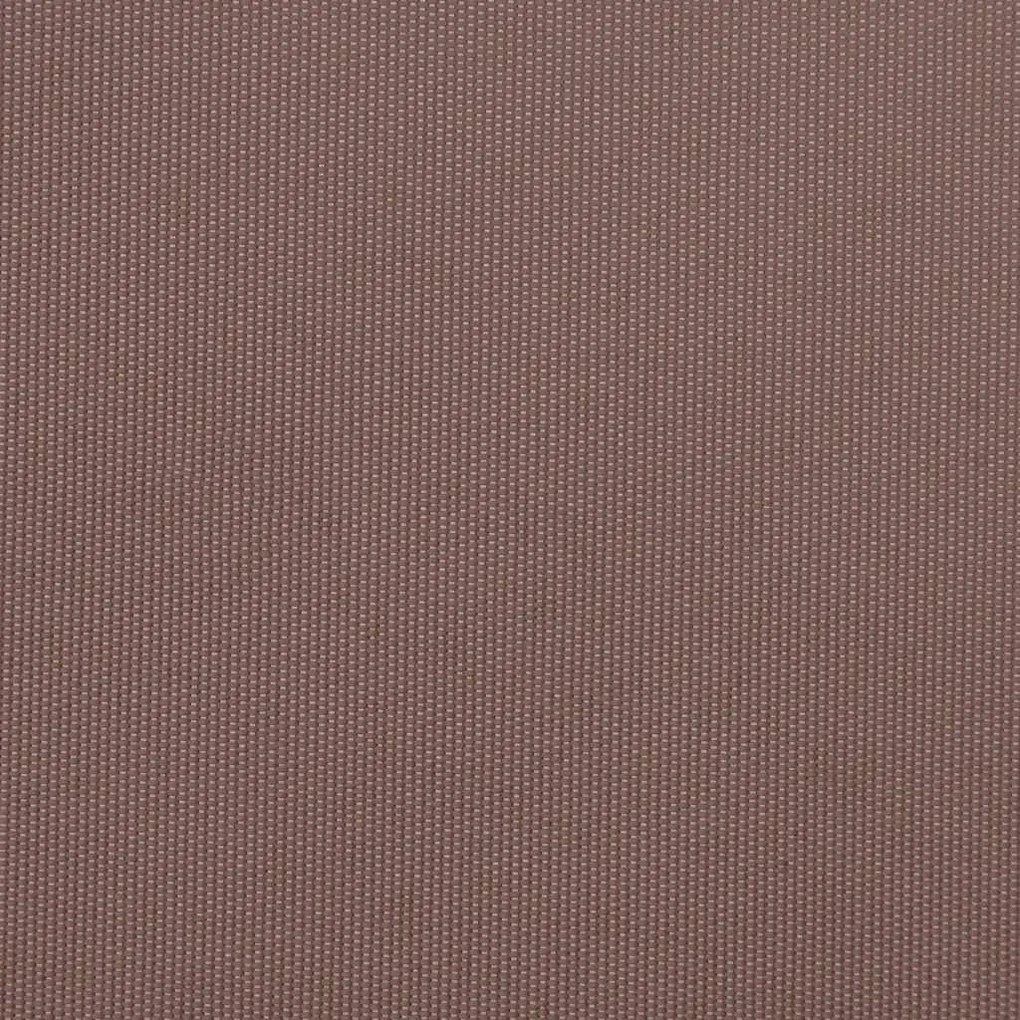 Toldo retrátil manual 400x300 cm castanho