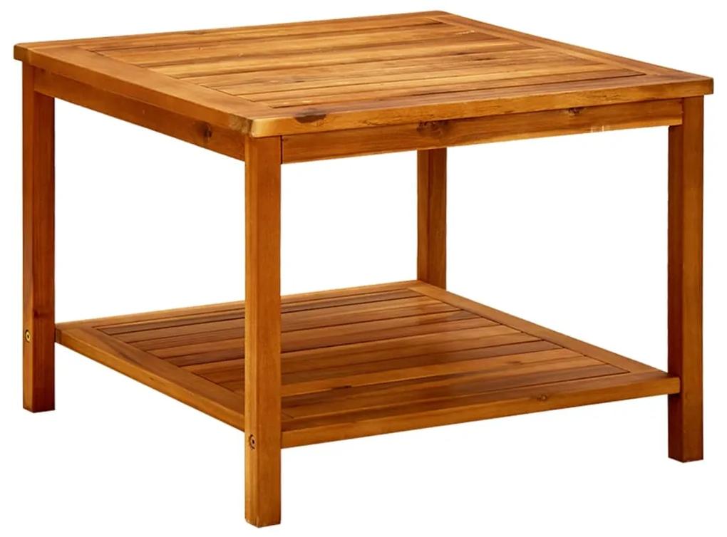 Mesa de centro 60x60x45 cm madeira de acácia maciça