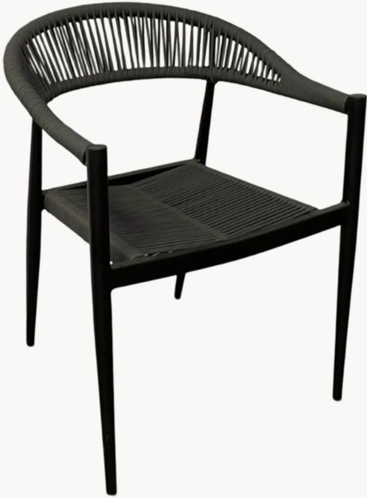 Cadeira de jardim com braços e almofada Kreta