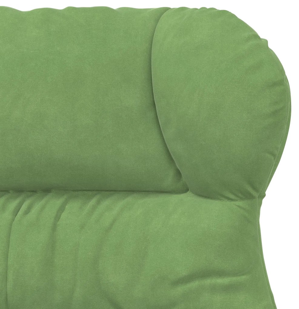 Cadeira Relaxante Veludo Verde Claro