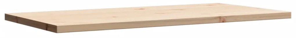 Tampo de mesa retangular 100x50x2,5 cm madeira de pinho maciça