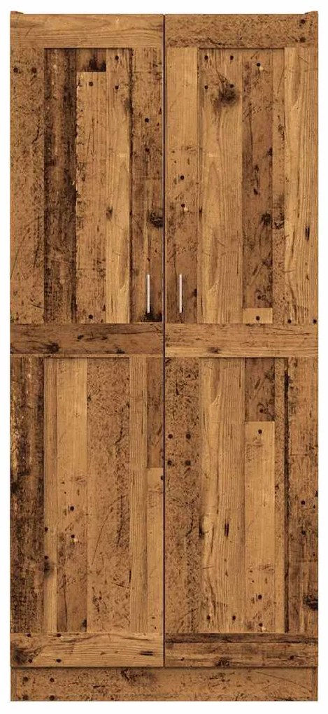 Armário alto 82,5x30,5x185cm derivados de madeira madeira velha
