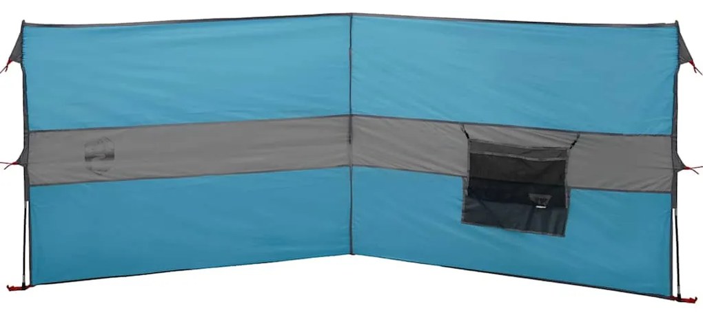 Corta-vento de campismo 344x120 cm impermeável azul