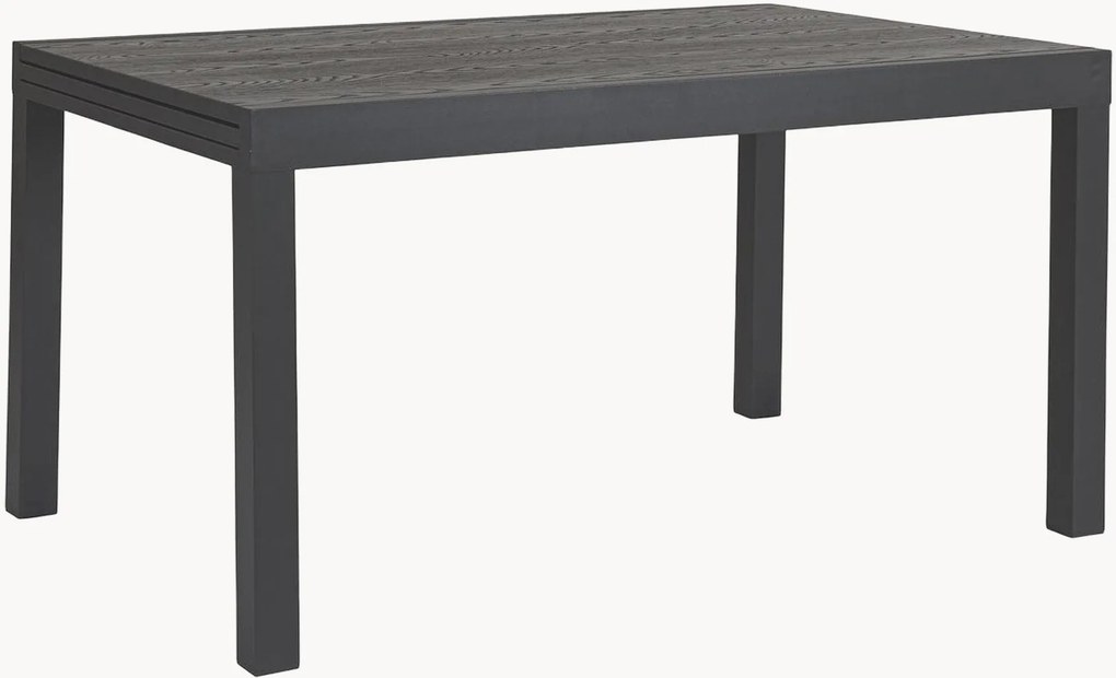 Mesa de jardim extensível com tampo de aspeto de madeira Cliv, vários tamanhos