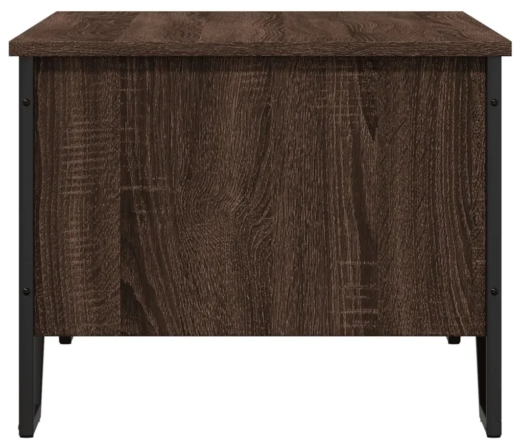 Mesa de centro 100x51x40 cm derivados madeira carvalho castanho