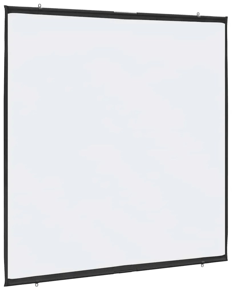 vidaXL Tela de projeção parede suspensa 89" 1:1