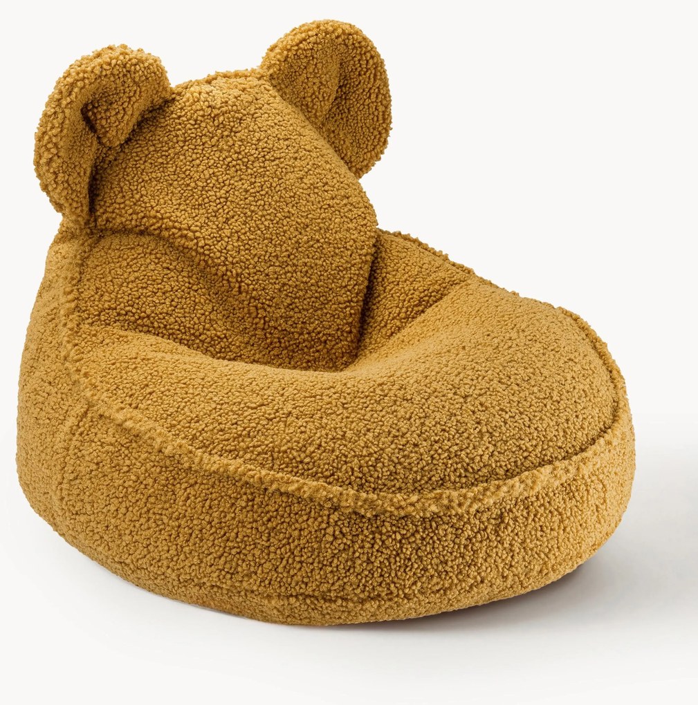 Pufe em teddy para crianças Bear