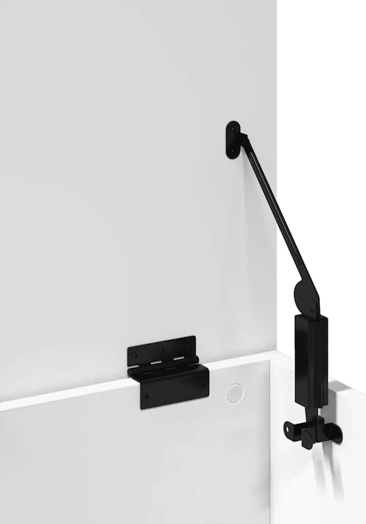 Caixa de arrumação 90x35x35 cm derivados de madeira branco