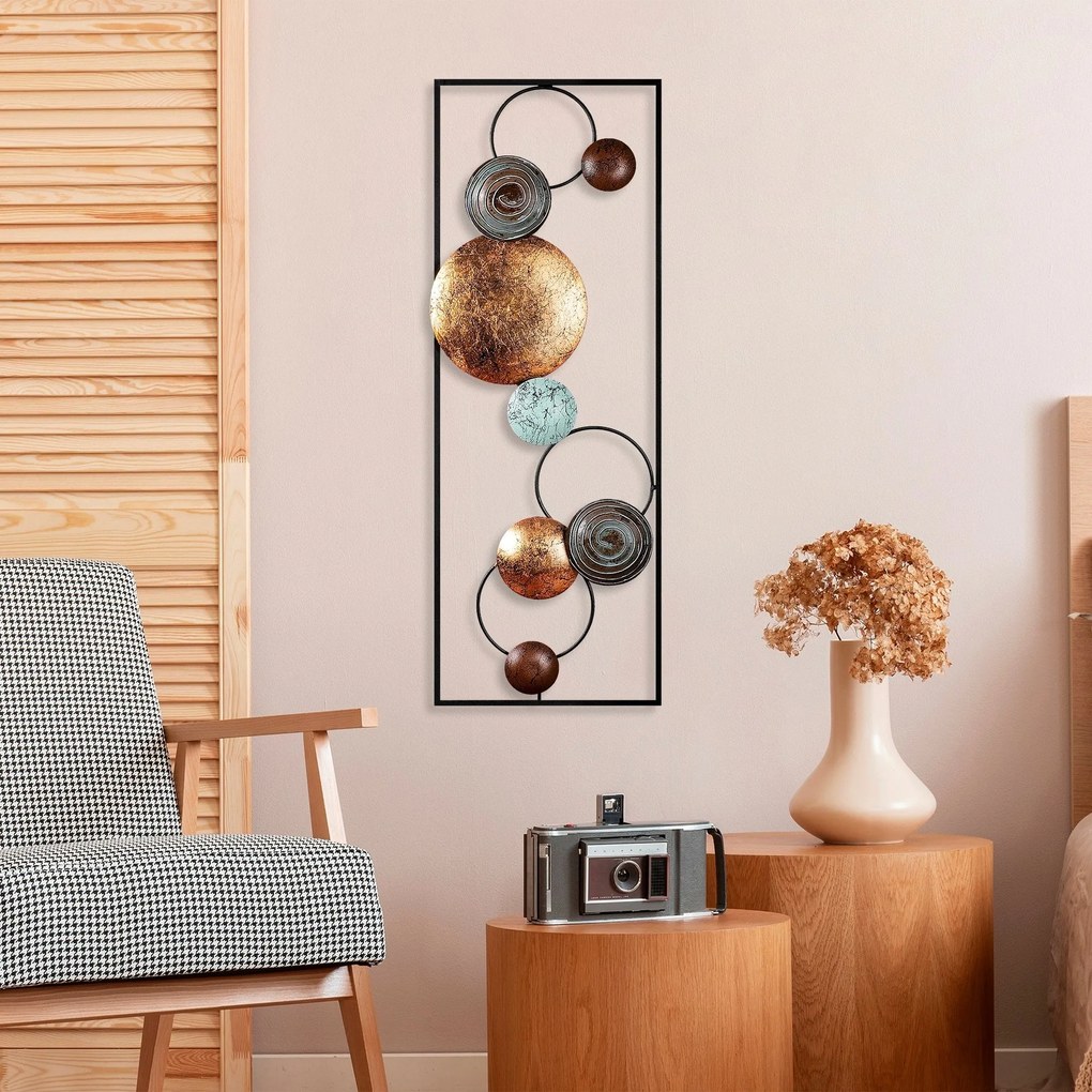 Acessório Decorativo de Parede Textured – Multicolor – 32x90x4 cm