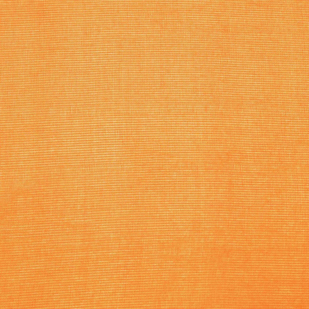Cortinas de voile com laços 2 pcs laranja 140x140 cm