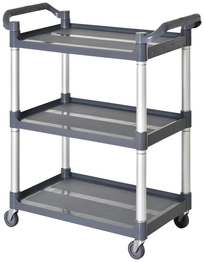 Carrinho de armazenamento multiuso 3 níveis carrinho de cozinha restau