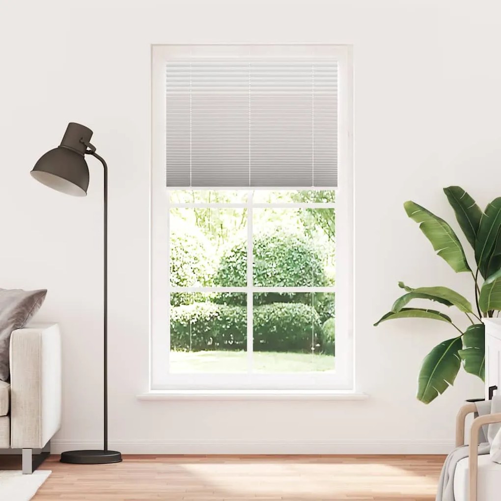 Cinzento Luz Plissada Cega 105x200 cm Largura Tecido 104,4cm