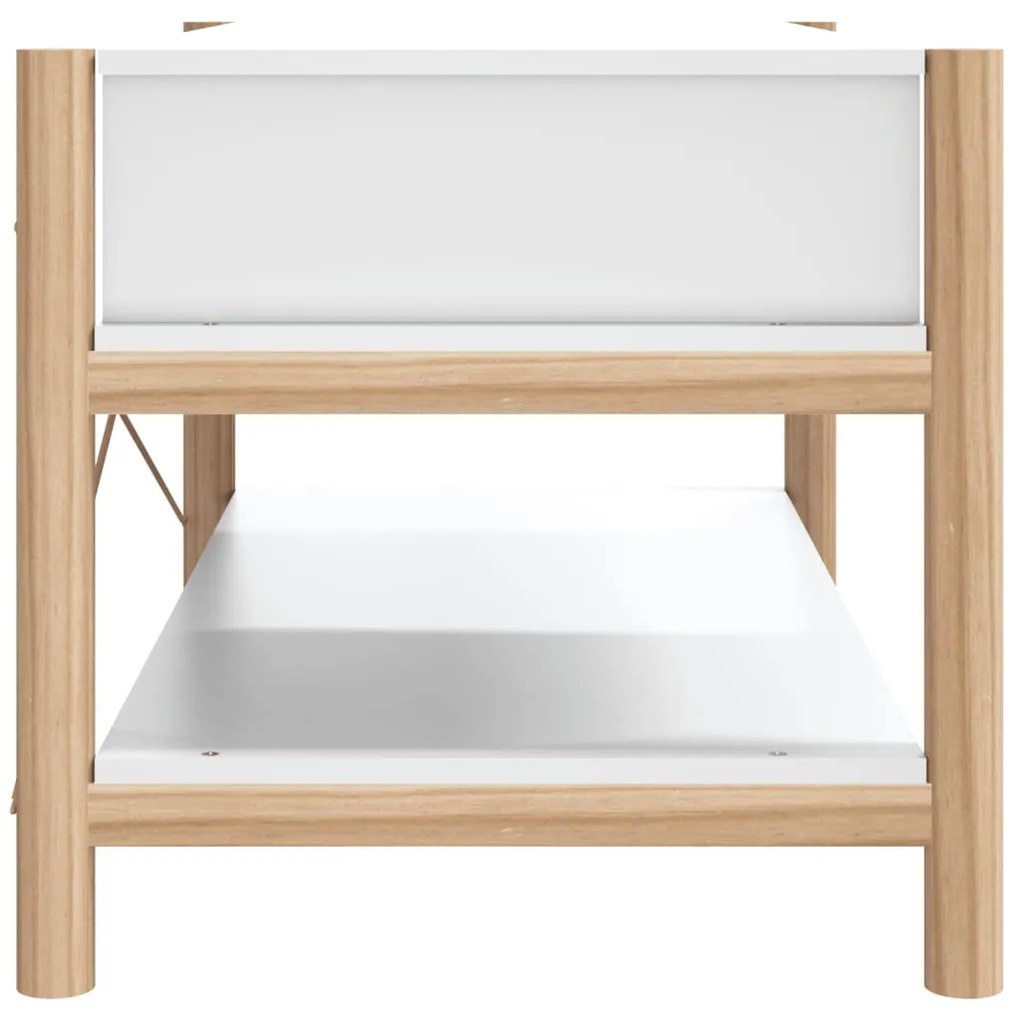 Mesa de centro 82x48x45 cm derivados de madeira branco