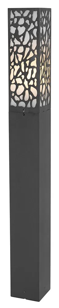Candeeiro de exterior moderno preto 90 cm IP44 - Nicole Moderno