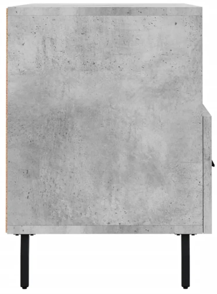 Móvel p/ TV 80x36x50 cm madeira processada cinzento cimento
