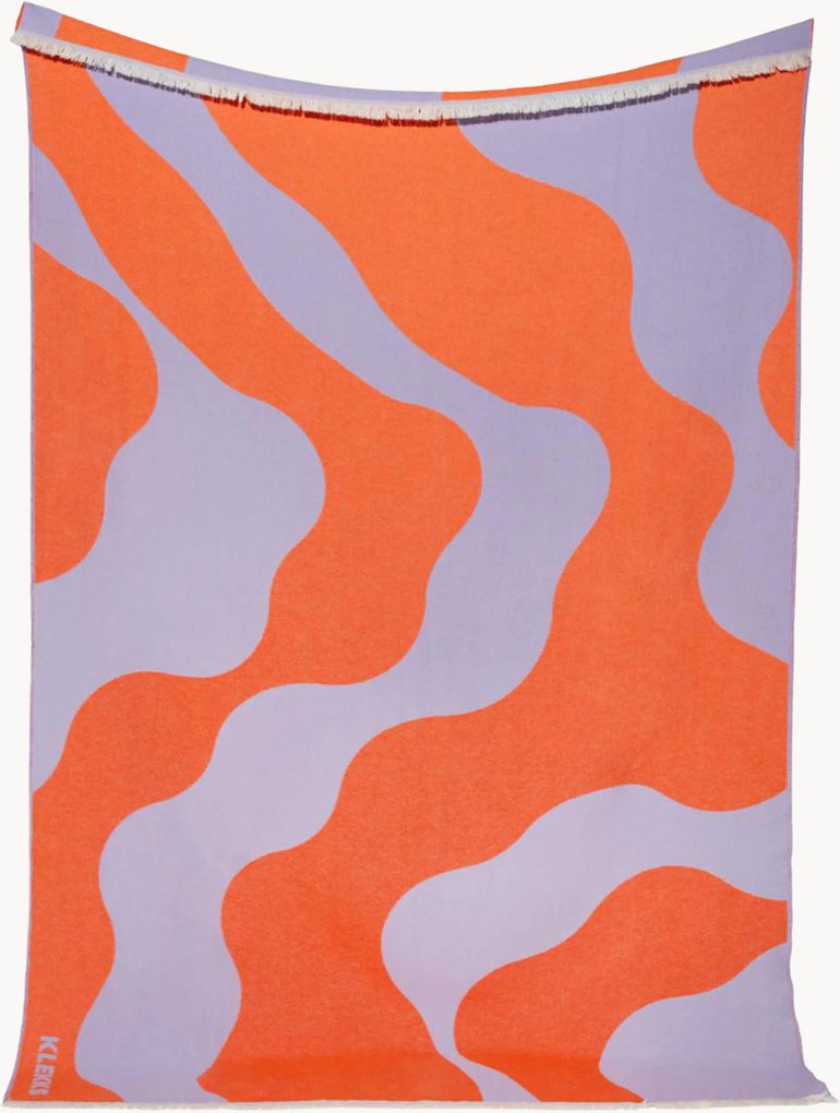 Manta de algodão com franjas Klekks No. 15