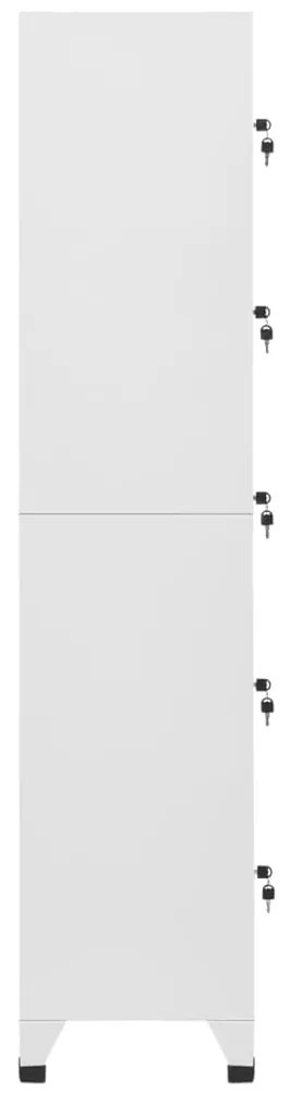 Cacifo 38x40x180 cm aço cinzento-claro