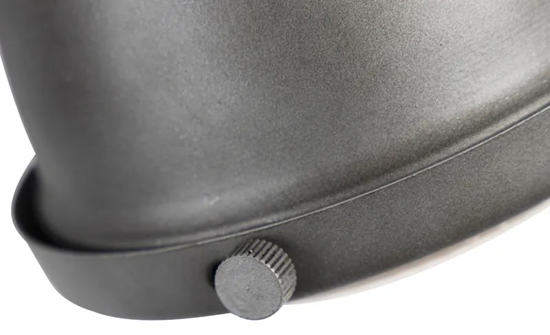 Projetores industriais em aço com madeira inclinável 3-luzes - Emado