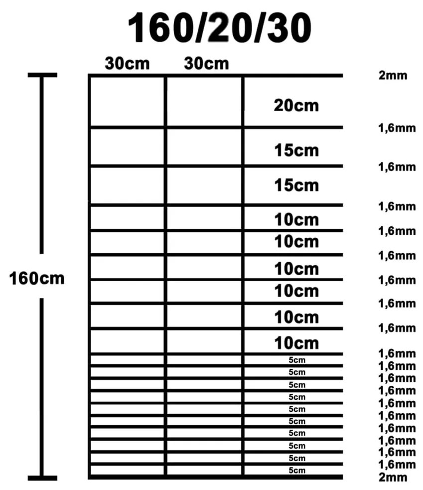 Cerca de jardim 50x1,6 m aço galvanizado prateado