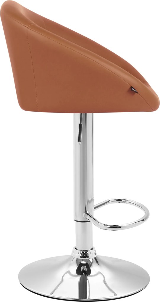 Banco de bar Miami castanho claro