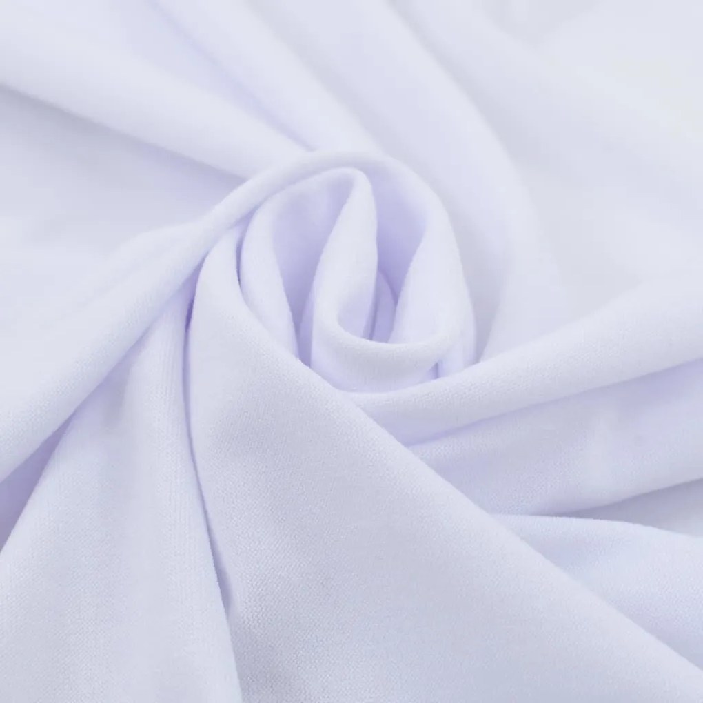 Capa extensível para mesa c/ camilha 2 pcs 150x74 cm branco