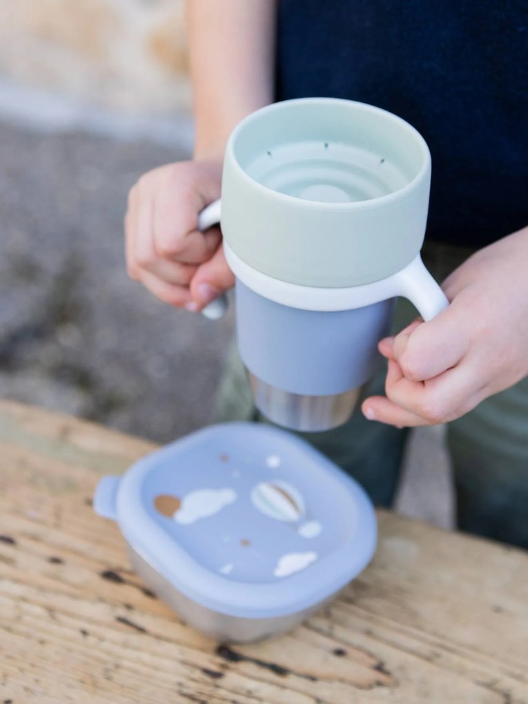 Taça de aprendizagem Click et drink BEABA azul