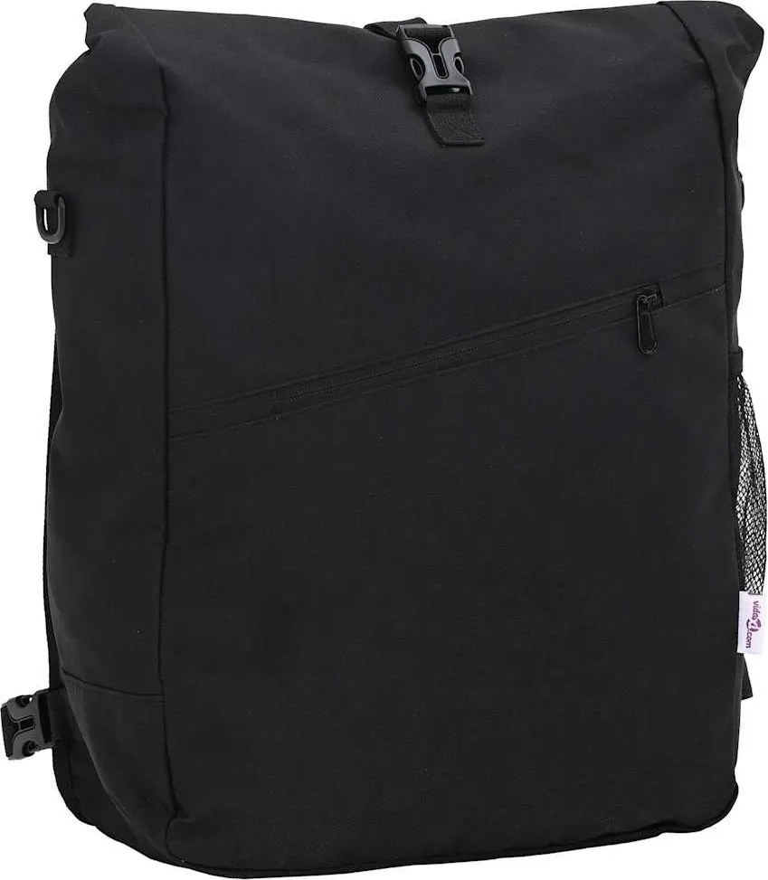 vidaXL Bolsa de Bicicleta Preto 33 x 16 x 60 cm Poliéster