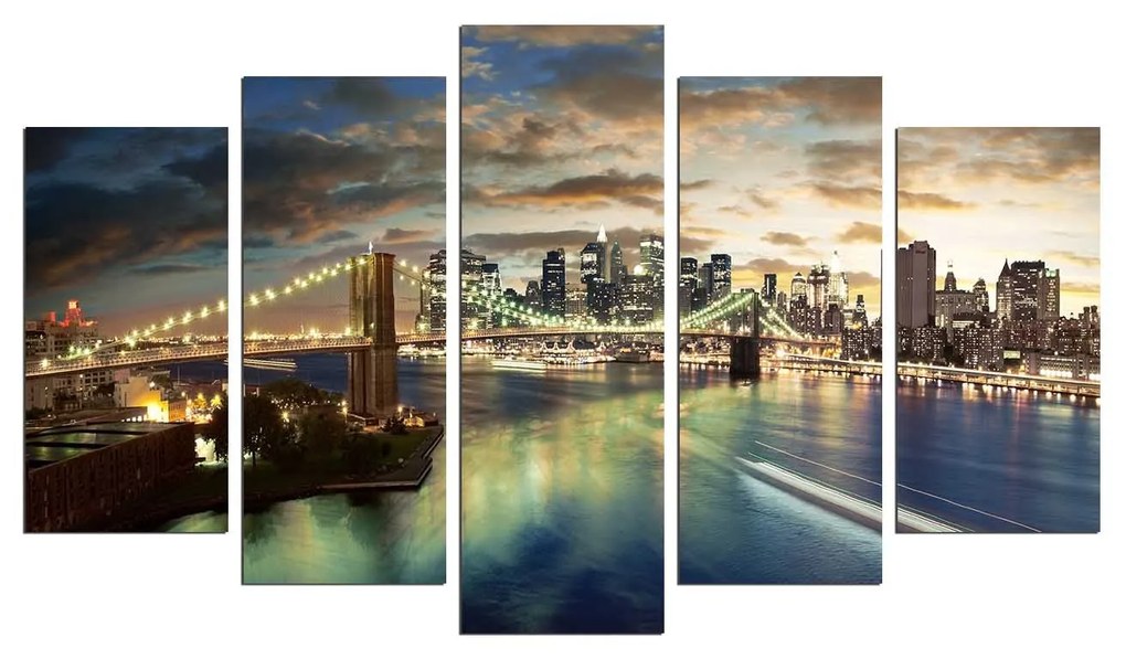 Pintura Decorativa em MDF 5PMDF-79 – Multicolor – 110 x 60 cm