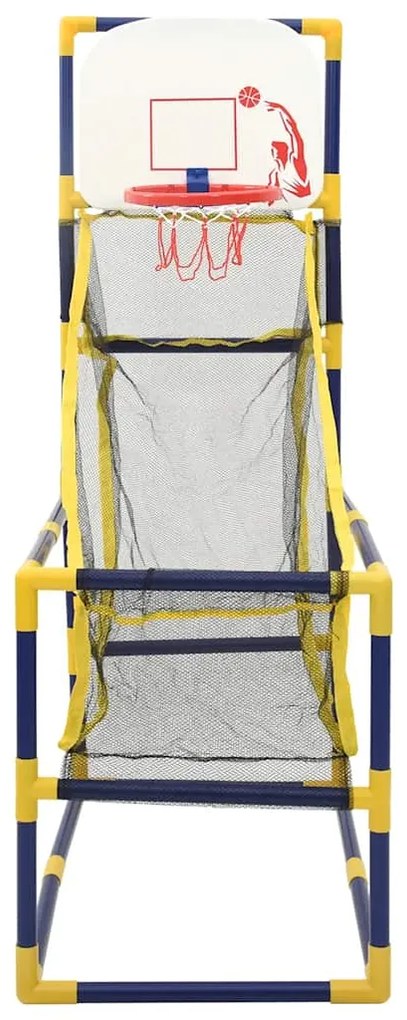 Conj. jogo de basquetebol arcade com bola e bomba 45x86x127 cm