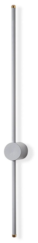 Lâmpada de Parede Sword - Cinza - 91x10x7cm