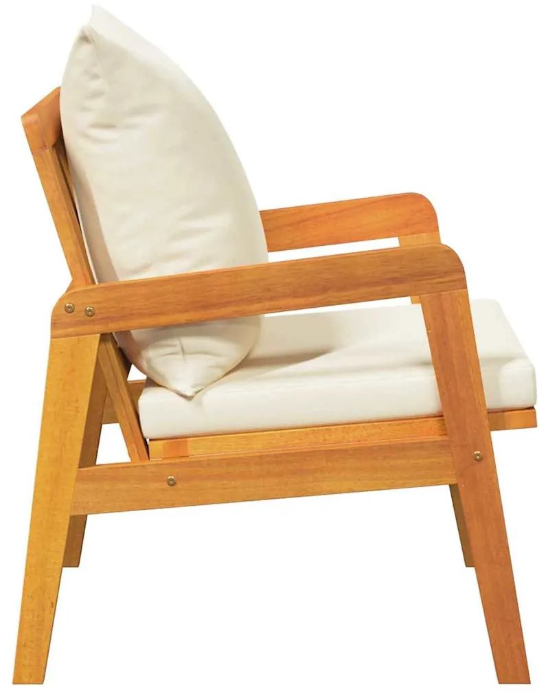 Cadeiras de Jardim 2 pcs 59.5x65x71.5 cm Madeira Sólida de Acácia