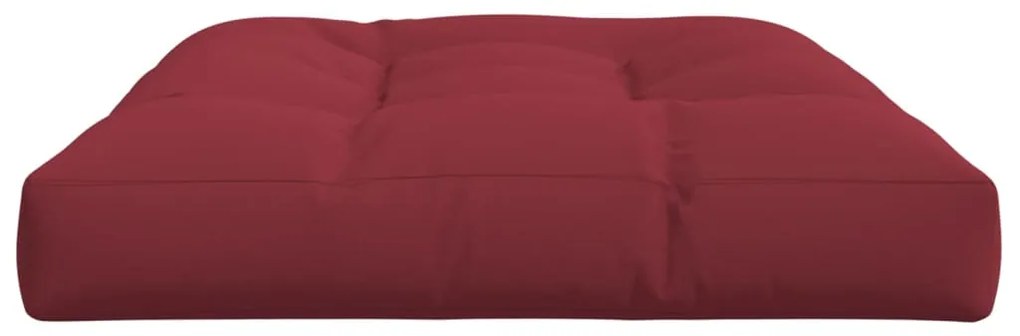 Almofadão p/ sofá de paletes 120x80x12 cm tecido vermelho tinto