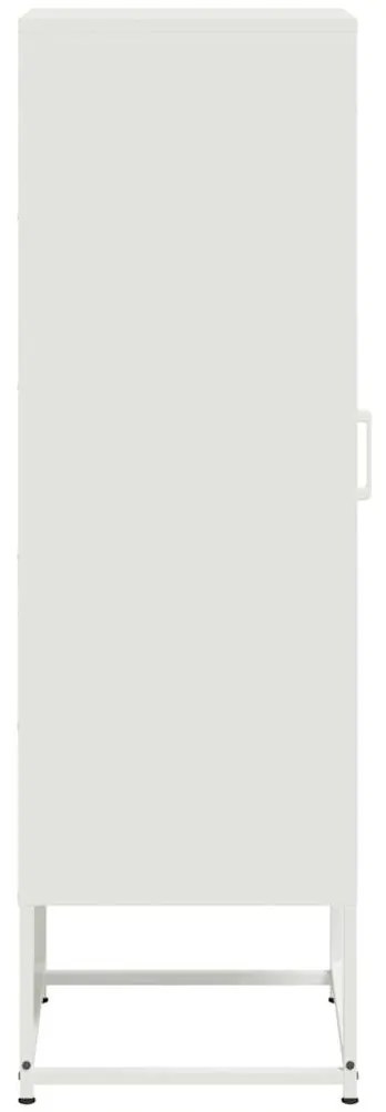 Aparador alto 36x39x123 cm aço branco