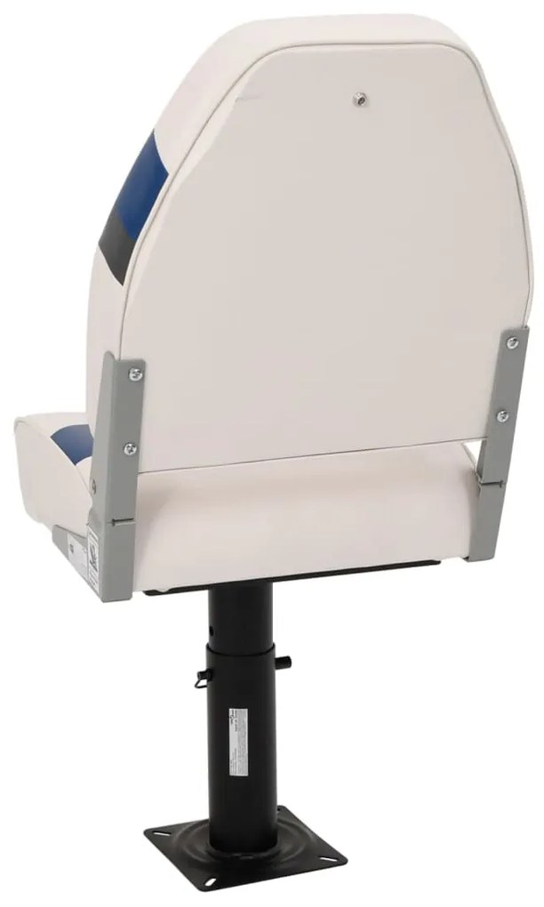 4 pcs conjunto assento de barco dobrável com encosto alto