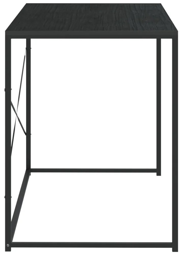 Secretária de computador 110x60x70 cm derivados madeira preto