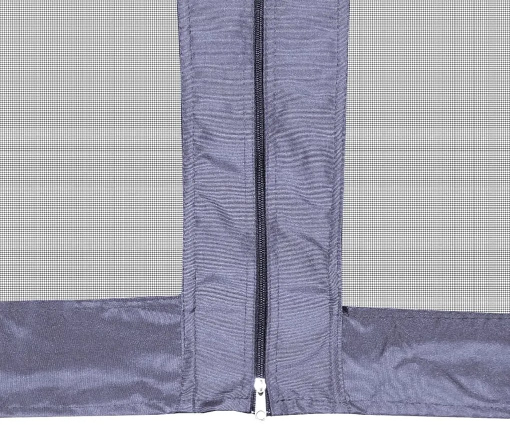 Tenda festas pop-up hexagonal 6 paredes 3,6x3,1m azul escuro