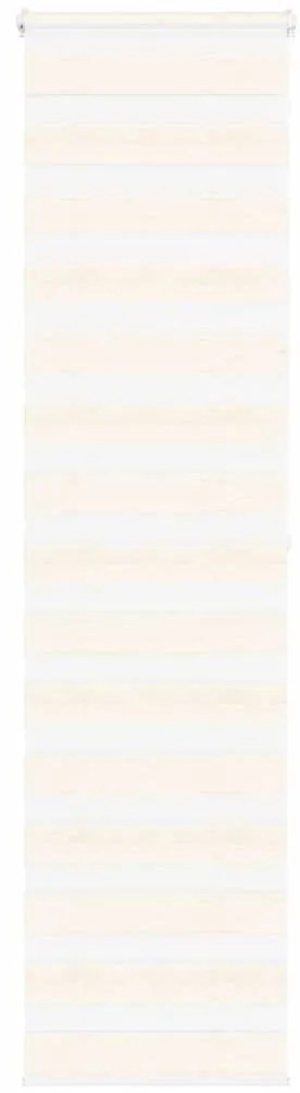 vidaXL Cortina de zebra 55x200 cm largura do tecido 50,9 cm poliéster